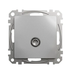 Розетка TV конечная 4дб SE Sedna Design SDD113471 алюминий