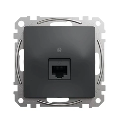 Компьютерная розетка RJ45 кат. 5е UTP SE Sedna Design SDD114451 черный