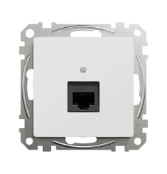 Компьютерная розетка RJ45 кат. 5е UTP SE Sedna Design SDD111451 белый