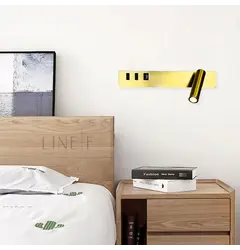 Бра Linef WJ 028/2 WJ028/2 L AB (лівий) + USB-A