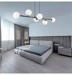 Люстра Linef YG 91 YG91L/6 BK+WT