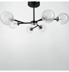 Люстра Linef 8122 G9 8122/6 G9 BK+CH+CL