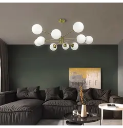 Люстра Linef CD111 CD111/10 AB+WT