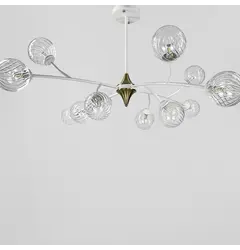Люстра Linef K21 WT K21/12 WT+CL new