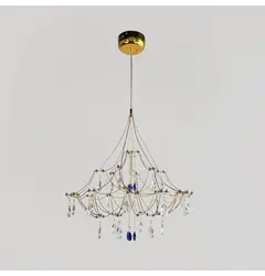 Люстра Linef СТРУКТУРИ (LJ) LJ2668-600 GD+BL+WT