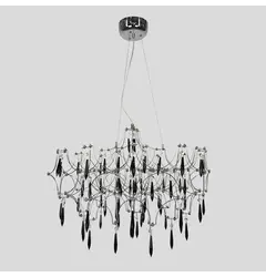 Люстра Linef СТРУКТУРИ (LJ) LJ2598-730 CH+BK
