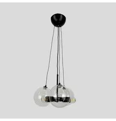 Люстра Linef MJ140 MJ140/3 BK+CL