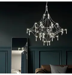 Люстра Linef СТРУКТУРИ CHROME MJ158-800 CH