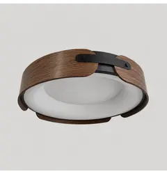 Стельовий світильник Linef 1907 1907C-480 BK+Wood