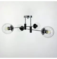 Люстра Linef 51797 CH+BK 51797/4 CH+BK+CL