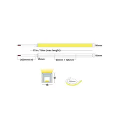 Архітектурний неон Nova Luce GOMU 16X15 IP67 VERTICAL BENDING 9530011