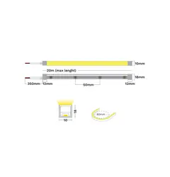 Архітектурний неон Nova Luce KEMA 10X18 IP67 HORIZONTAL BENDING 9540165