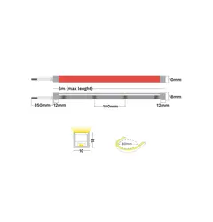 Архітектурний неон Nova Luce KEMA 10X18 IP67 HORIZONTAL BENDING 9540173