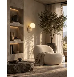 Настінний світильник Stone Lamp бежевий 052087/1 w yl
