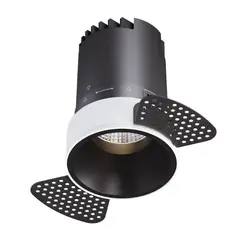 Точечный встраиваемый светильник KLOODI KD-GIRON134 TR 12 Вт 3K 38D WH/REF-BK