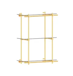 Латунный стеллаж Light 2 PikArt, арт. 33079
