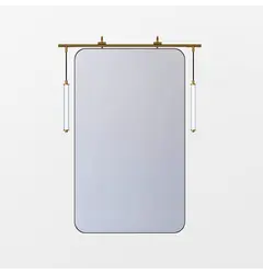 Дзеркало із підвісами Aurora LED PikArt арт. 38471-2