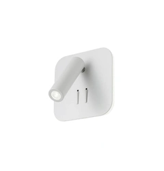 Бра REDO 01-1491 QUDA White + USB
