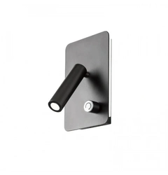 Бра REDO 01-1494 QUDA Black + USB