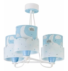 Детская люстра Dalber MOON BLUE 61237T
