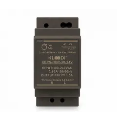 Блок живлення на дінрейку 30W 24V IP20 KLOODI KDPS-HDR-30-24V