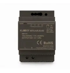 Блок живлення на дінрейку 60W 48V IP20 KLOODI KDPS-HDR-60-48V