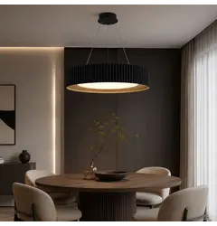 Люстра Linef 1905 1905P-620 BK+Wood
