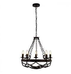 Люстра Searchlight CARTWHEEL 8905-5BK