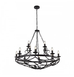 Люстра Searchlight CARTWHEEL 8912-12BK