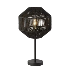 Настільна лампа Searchlight WICKER EU11201-1BK