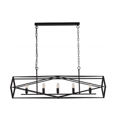 Люстра Searchlight CHASSIS 7335-5BK