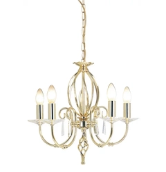 Люстра Elstead Aegean AG5 POL BRASS
