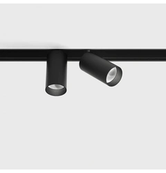 Трековый светильник LTX IN LINE TUB S LED 2х7W, 3000К (06.2301.14.930.BK)
