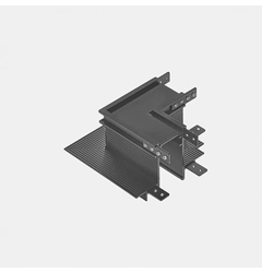 З'єднувач вбудований L-подібний LTX IN_LINE CORNER R HR 06.R90HR.BK