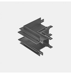 З'єднувач вбудований зовнішній LTX IN_LINE CORNER R OUT 06.R90OUT.BK