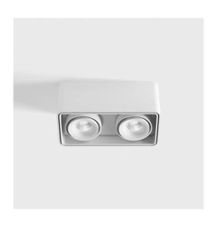 Накладной светильник LTX BOX 2 LED 2x10W, 3000K (02.8040.20.830.WH)