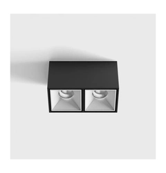 Накладной светильник LTX BLOCK 2 LED 2x10W, 3000K (02.8020.20.830.BK/WH)