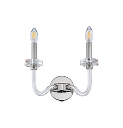 Бра Nowodvorski 8155 Hampton Е14 2x40W IP20 Chrom