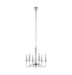 Люстра Nowodvorski 8154 Hampton Е14 6x40W IP20 Chrom