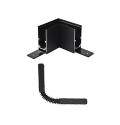 Углове з'єднання AZzardo TRACK MAGNETIC CORNER 90 + FLEX BK AZ4679