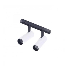 Магнитный трековый светильник AZzardo NIKO 2 TRACK MAGNETIC 2x7W 3000K WH/BK AZ4585
