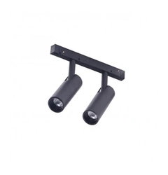 Магнитный трековый светильник AZzardo NIKO 2 TRACK MAGNETIC 2x7W 4000K BK/BK AZ4586
