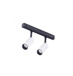 Магнитный трековый светильник AZzardo NIKKI 2 TRACK MAGNETIC 2x3W 3000K BK/BK AZ4593
