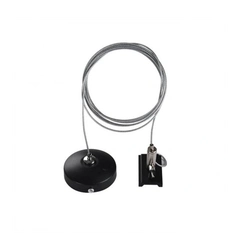 Тросова підвіска для треків AZzardo TRACK 1 LINE PENDANT ACCESSORY 1,5м BK AZ4747