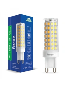 Светодиодная лампа Feron LB-434 6Вт G9 4000K | 38147