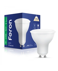 Светодиодная лампа Feron LB-216 8Вт GU10 2700K | 40186