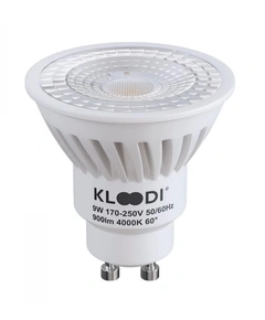 Лампа LED GU10 9W 4000К 900Lm KLOODI KDGU10-9WSMD 4K 60D