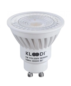 Лампа LED GU10 7W 3000К 700Lm KLOODI KDGU10-7WSMD 3K 60D