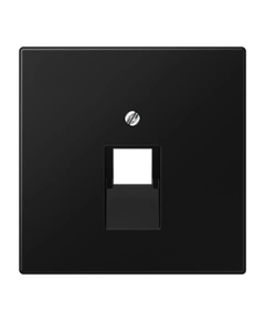 Панель розетки TF/PC 1-я JUNG LS969-1UASWM чорний матовий графіт