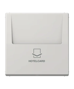 Накладка вимикача карткового JUNG LS590 CARD LG світло-сірий